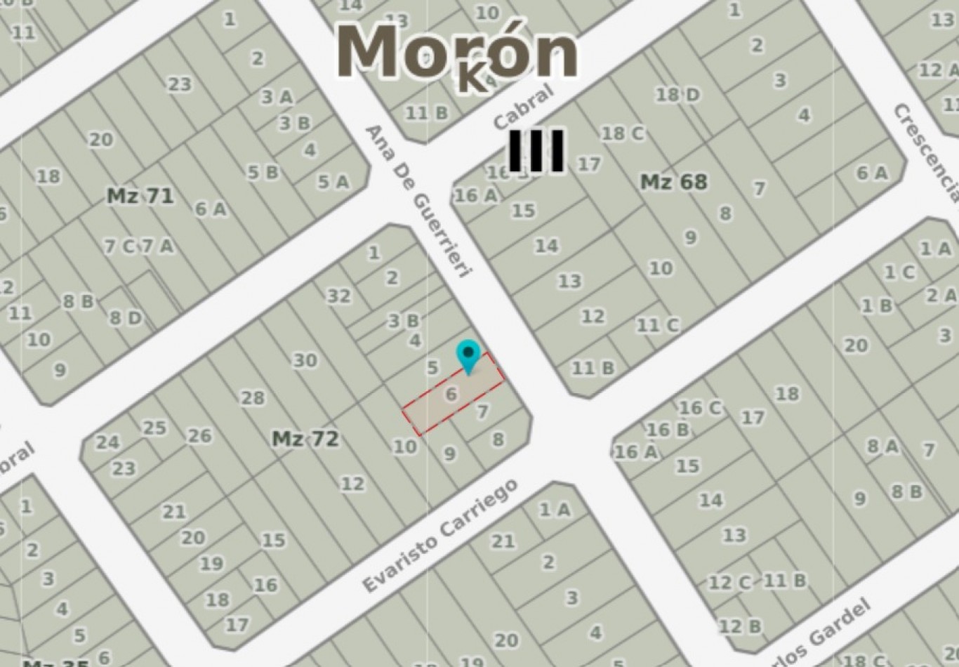 Lote 10x30 en El Palomar a mts Av Gaona y Acceso Oeste