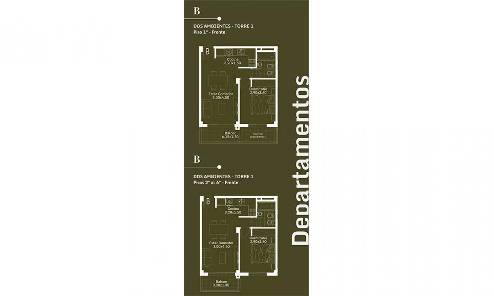 Departamento 3 Ambientes a Estrenar en Martin Coronado | Emprendimiento Las Malvinas