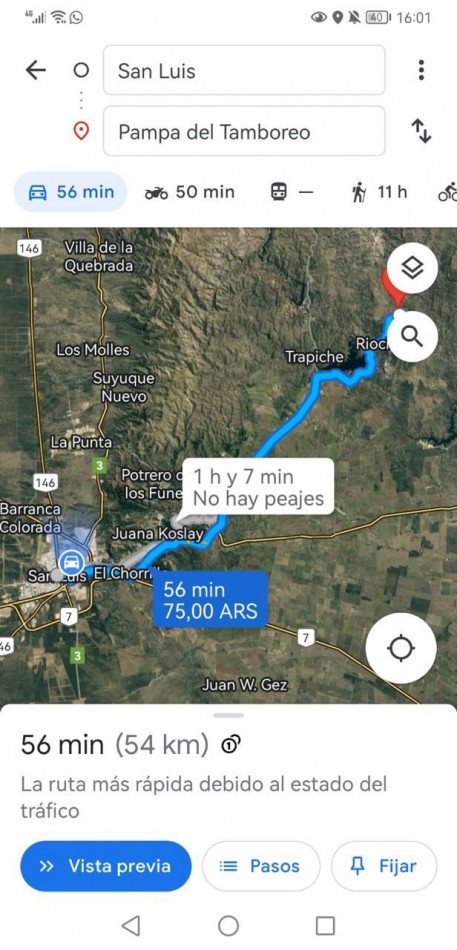 LOTE EN VENTA - LA FLORIDA, SAN LUIS