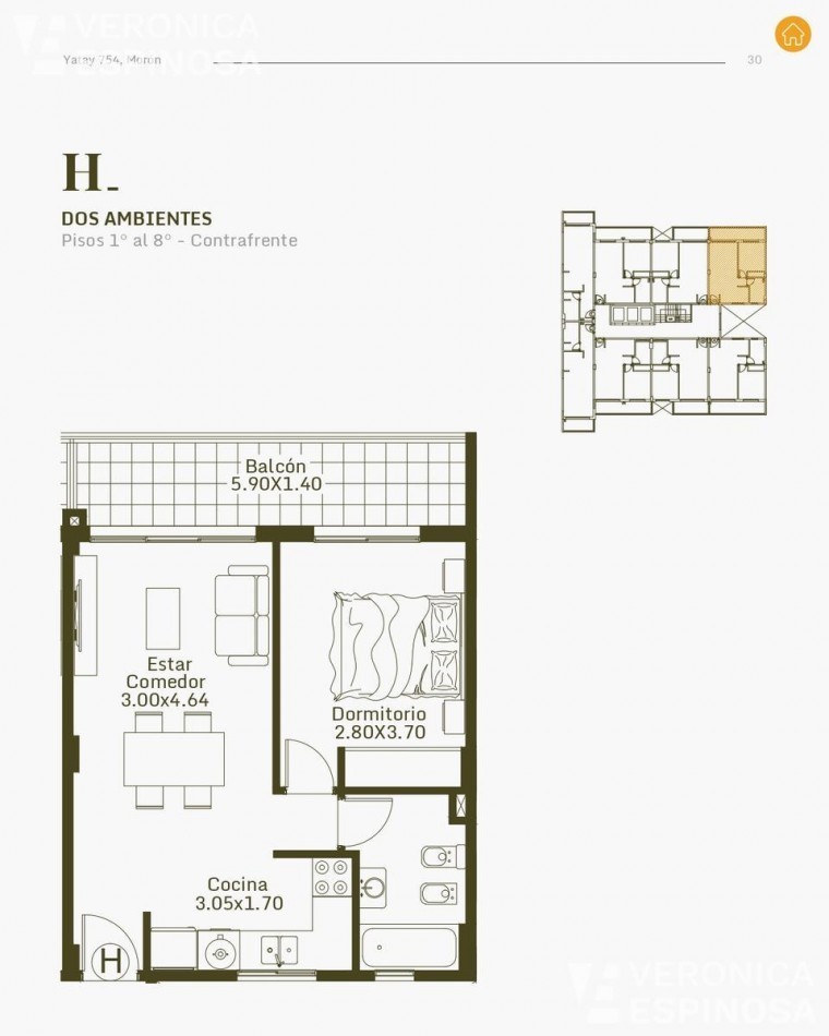 Pozo | Departamentos 2 Amb. con Balcon | Moron Centro | Entrega 2027