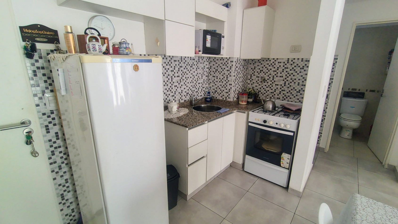  Alquiler departamento 2 ambientes en Moron con cochera