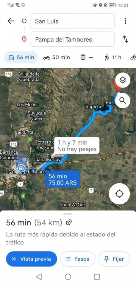 LOTE EN VENTA - LA FLORIDA, SAN LUIS